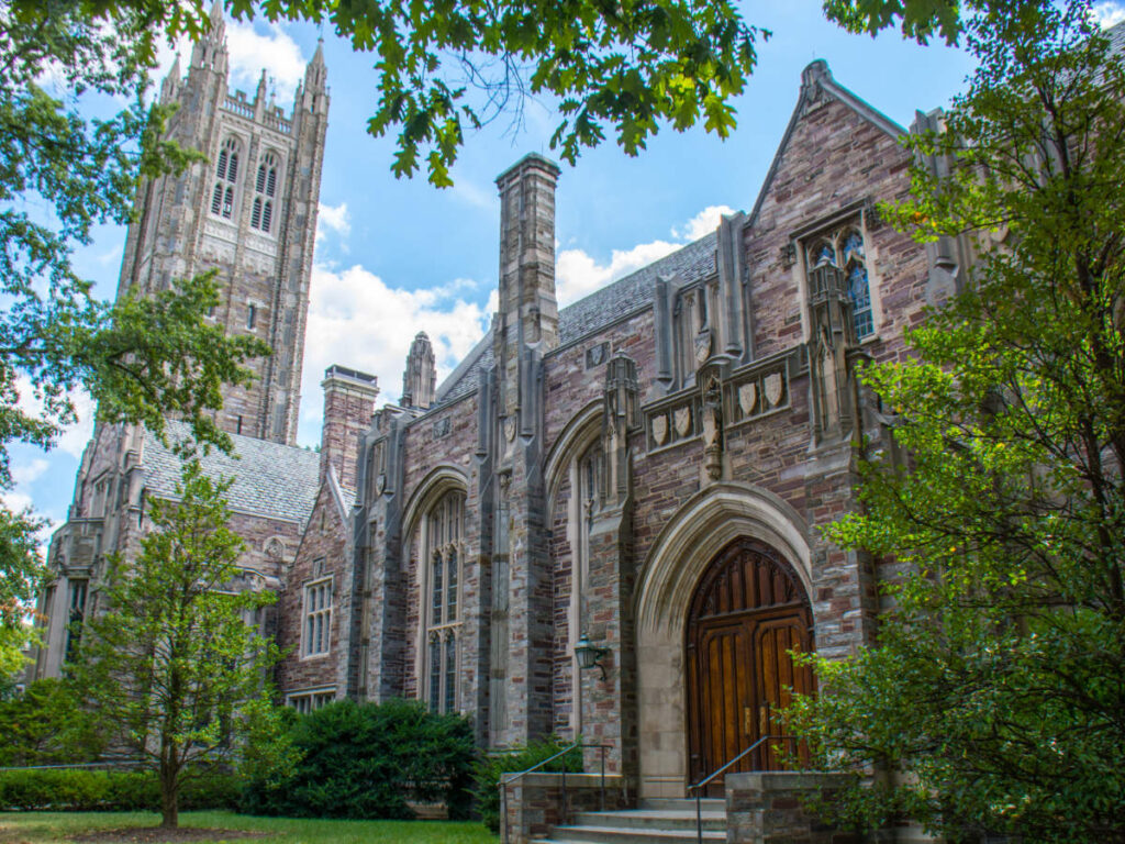 The Princeton University building from the outside