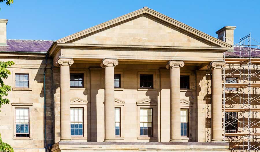 View of the Province House National Historic Site in Charlottetown