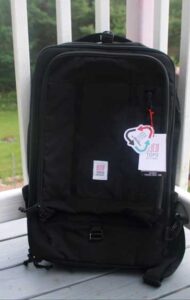 View of the exterior design of Topo Designs Global Travel Bag