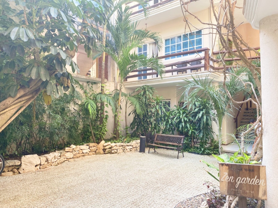 View of the Quinta Margarita Zen Garden