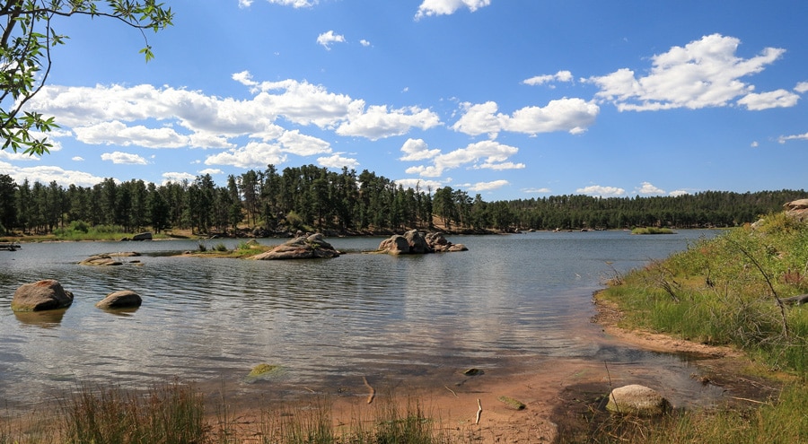 View of Cache La Poudre River