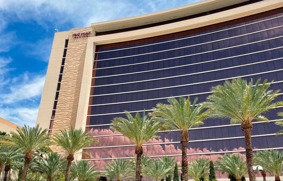 The Red Rock Casino building from the outside