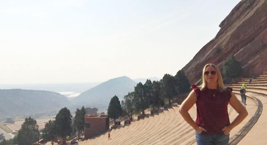 View of the author in Red Rocks Park