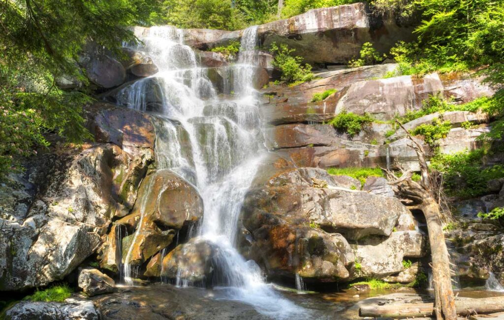 View of the Ramsey Cascades in Minnesota