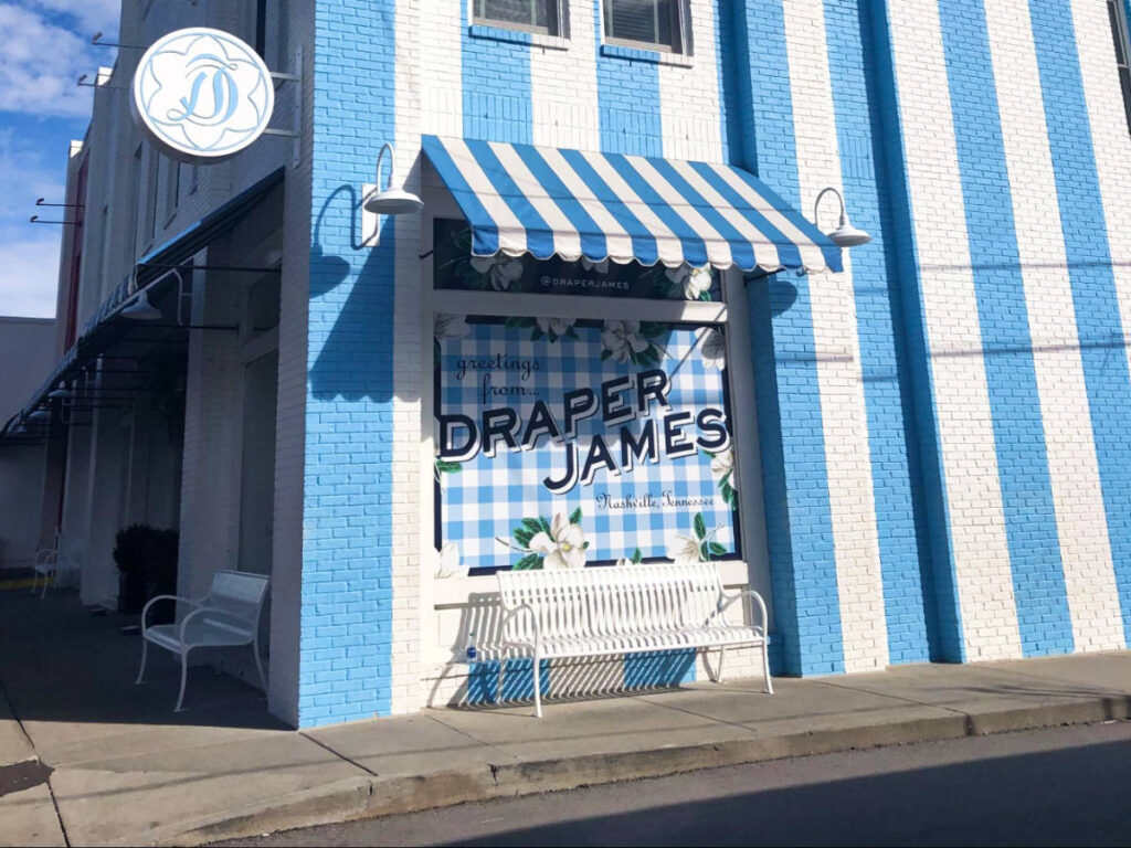 Storefront view of the Reese Witherspoon’s Draper James