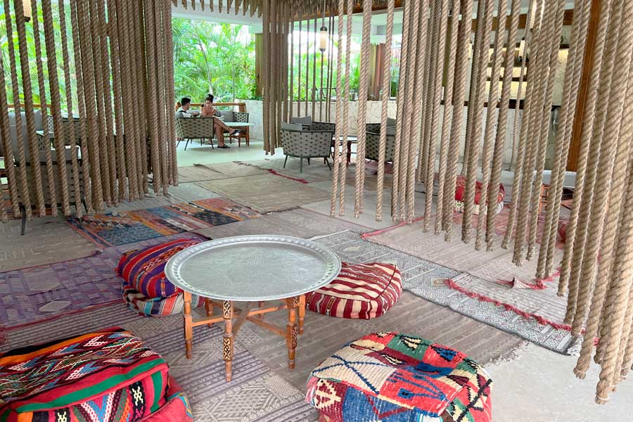 View from a relaxing area in Naala Tulum
