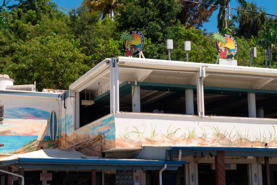 View of The Beach House from the outside
