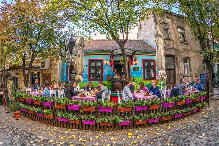 Restaurant on the Old Street Skadarlija