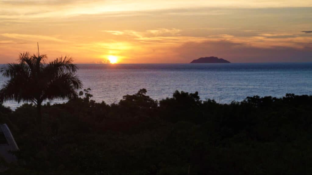 Scenic view of the vibrant sky during sunset