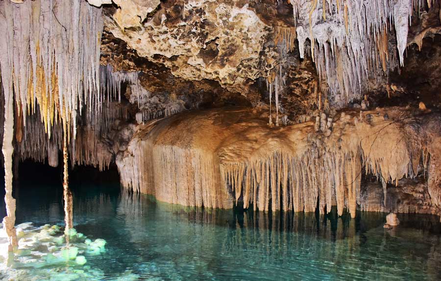 View inside the Rio Secreto Cave