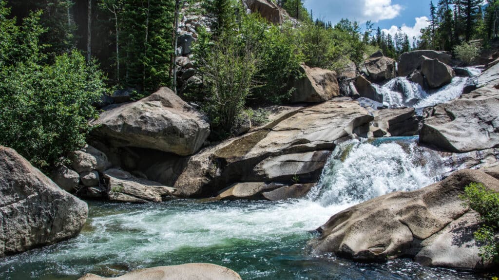 The Roaring Fork River from the Grottos Trail