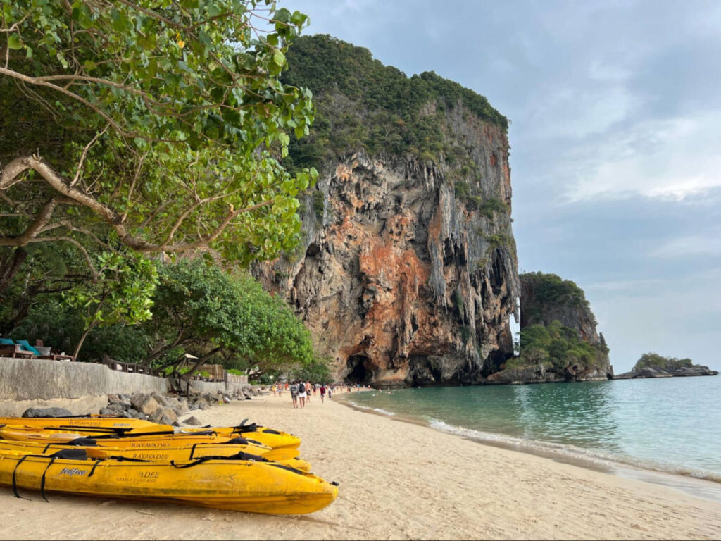 Scenic view at the Railay Beach
