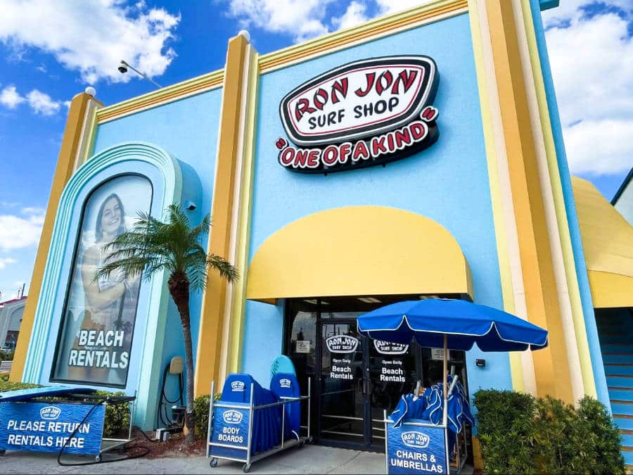 Façade of the Ron Jon Surf Shop & Surf School