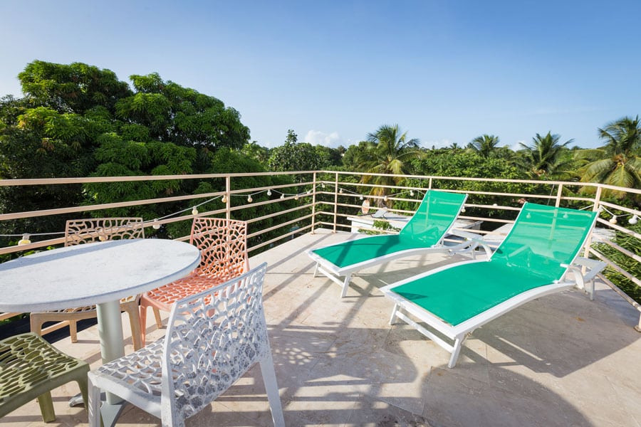 View from the rooftop of the Casa de Amistad