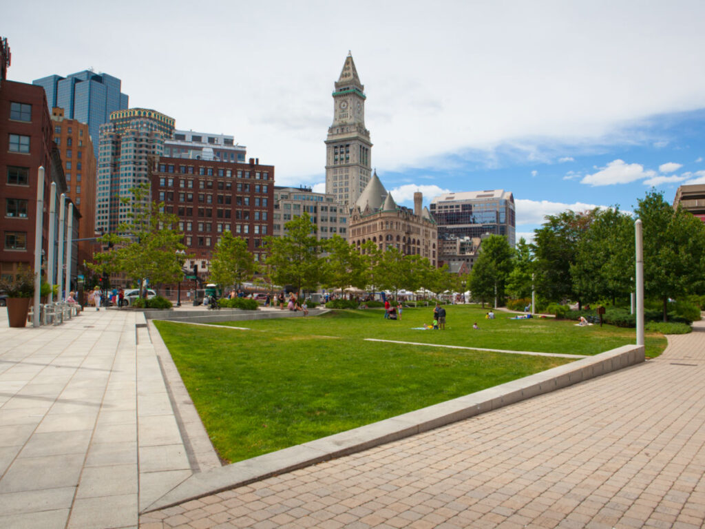 The North End Parks on the Rose Kennedy Greenway