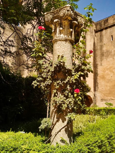 The architecture inside Royal Alcázar