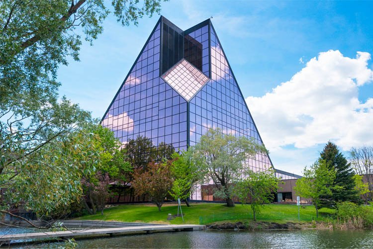 The Royal Canadian Mint in Winnipeg, Manitoba during the summer