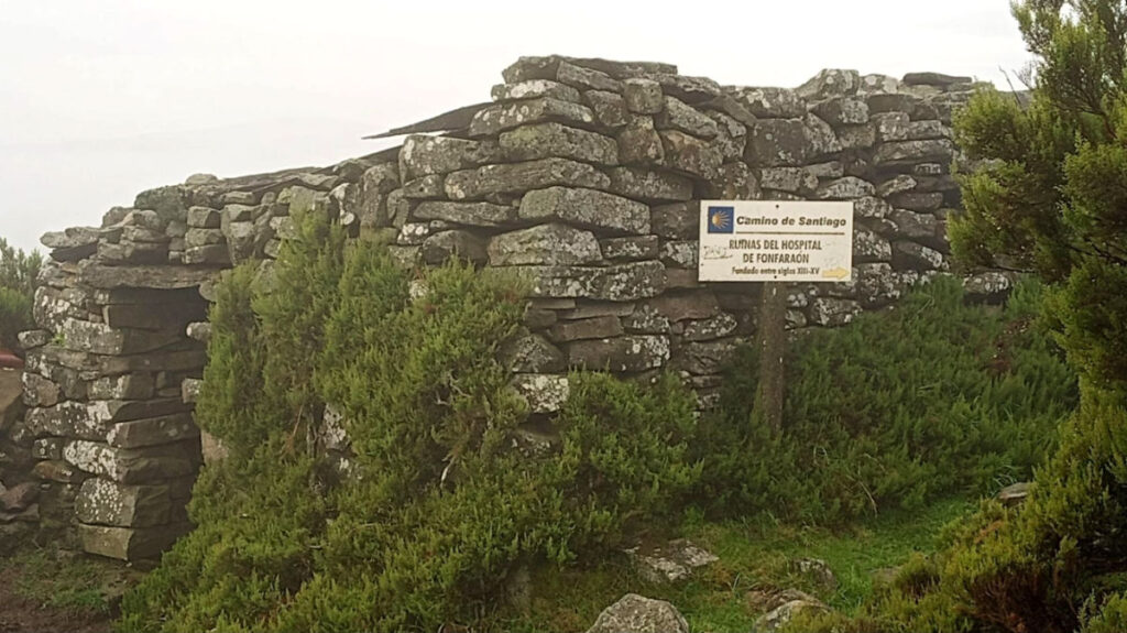 View of the Ruins of a pilgrim’s hospital