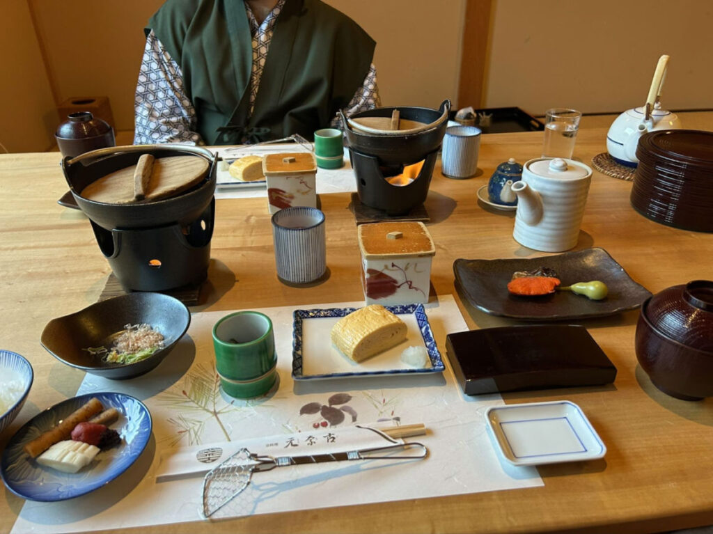 View of the breakfast at Motonago