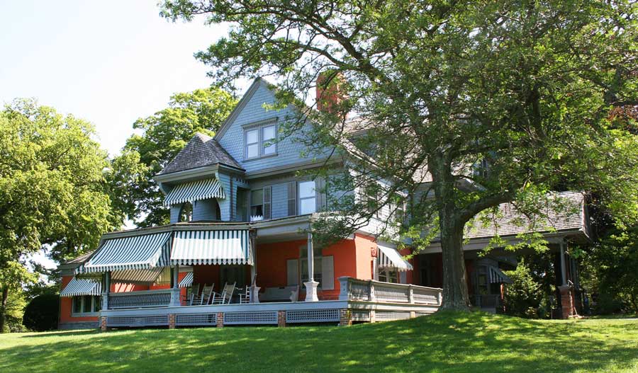 View of the Sagamore Hill National Historic Site