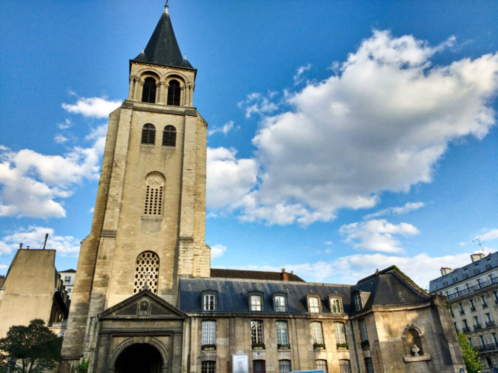 Exterior view of the Saint-Germain-des-Prés