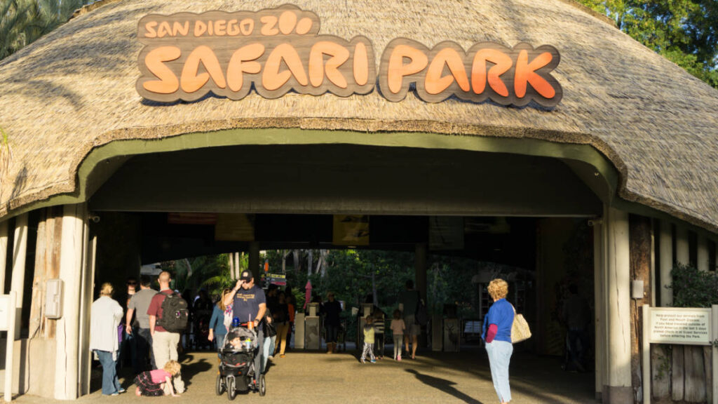 View at the entrance of the San Diego Zoo Safari Park