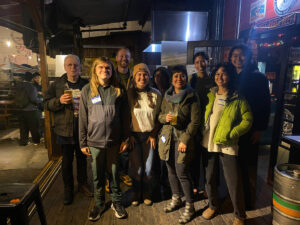 Travel Lemming writer Laura McFarland with the people who attended the San Francisco Meetup