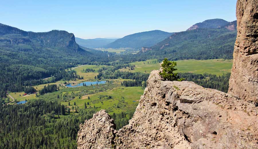 Overlooking view of the San Juan River