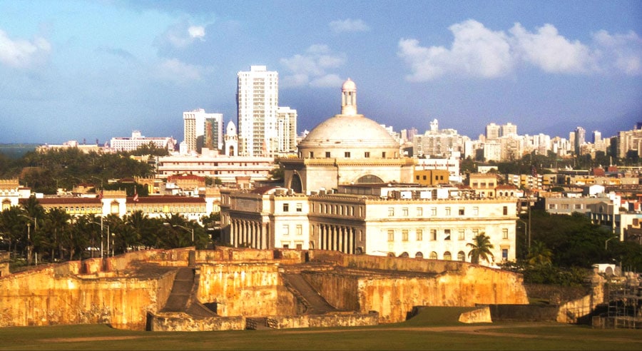 View of the San Juan's skyline