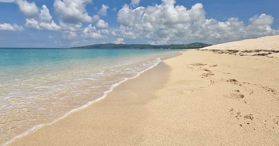 Relaxing view from the shore of Sandy Point
