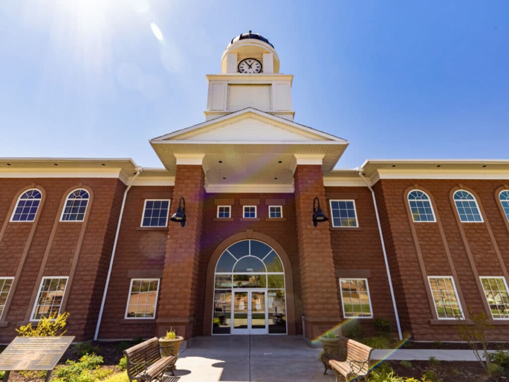 Exterior view of the Santa Clara City Office