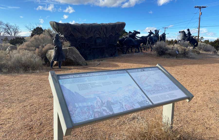 View from the Santa Fe Trail during a morning hike