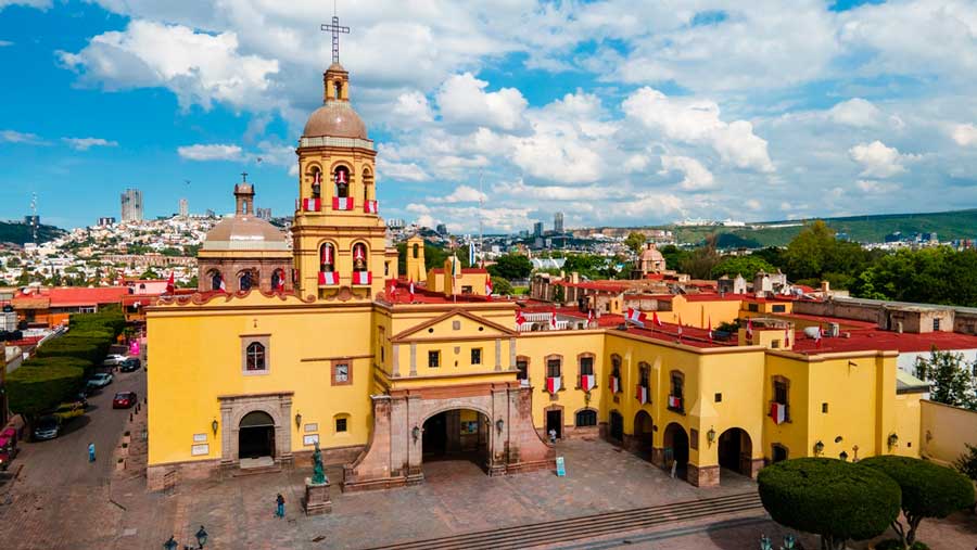 View of a convents in Santiago de Querétaro