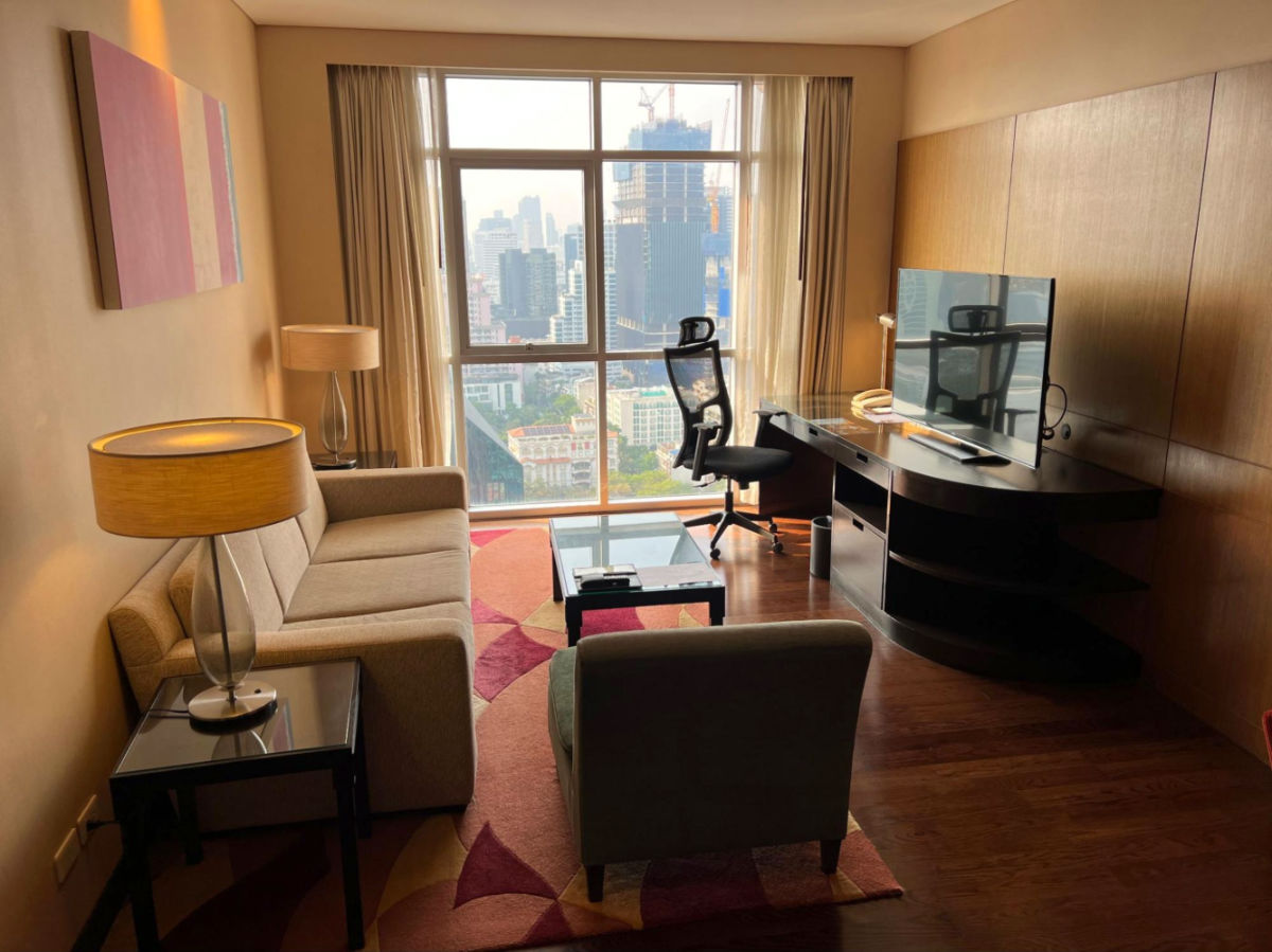 Interior view of one of the rooms at Sathorn Vista Executive Apartment