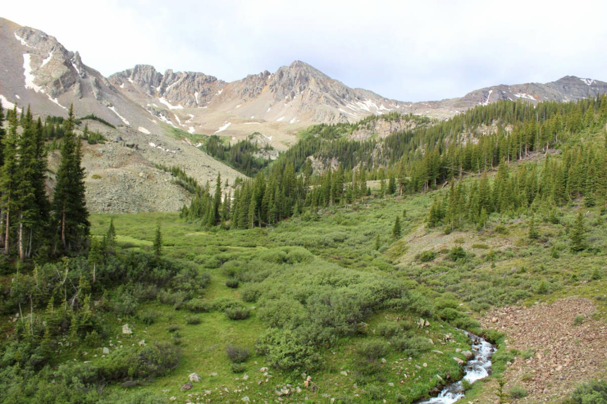Scenic view with mountains at Aspen, Colorado