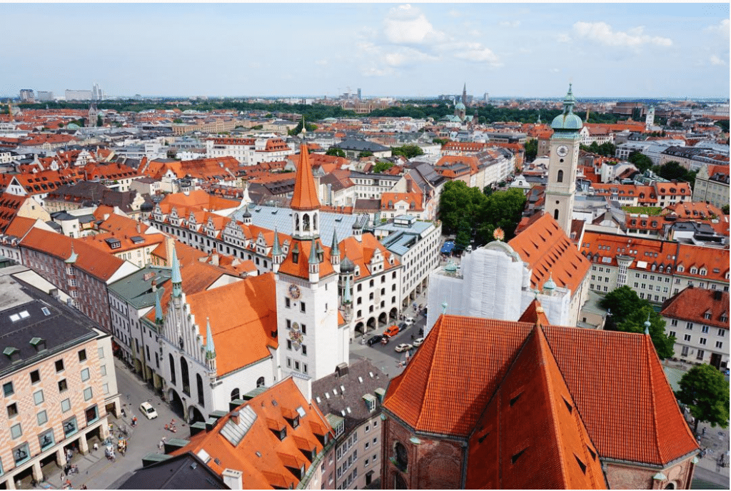 View of Munich from above
