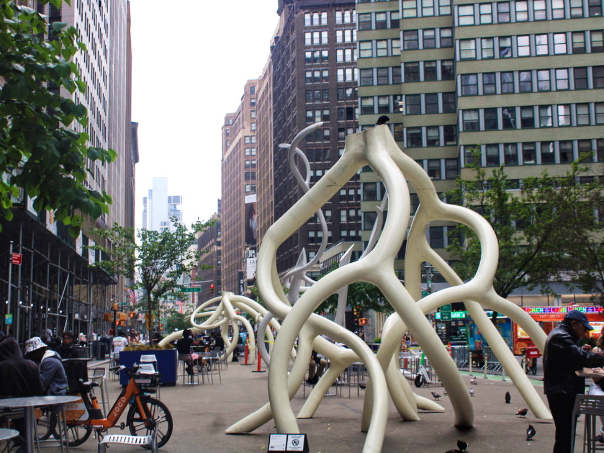 The free sculpture park in Midtown Manhattan