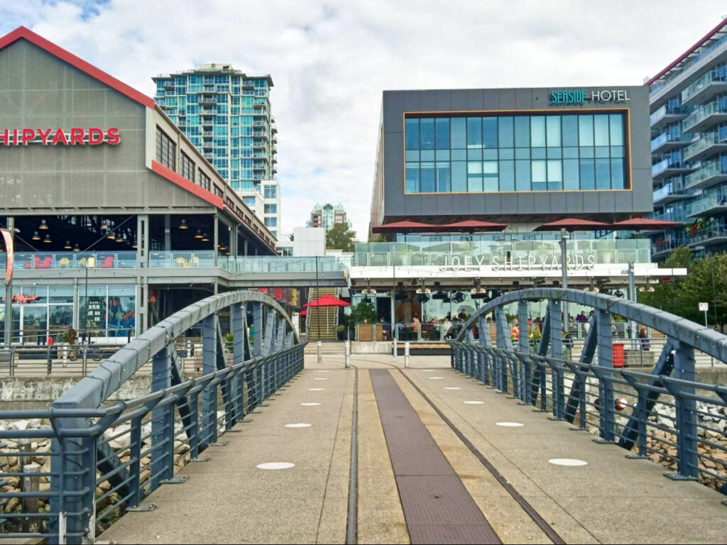 Exterior view of the Seaside Hotel at North Vancouver
