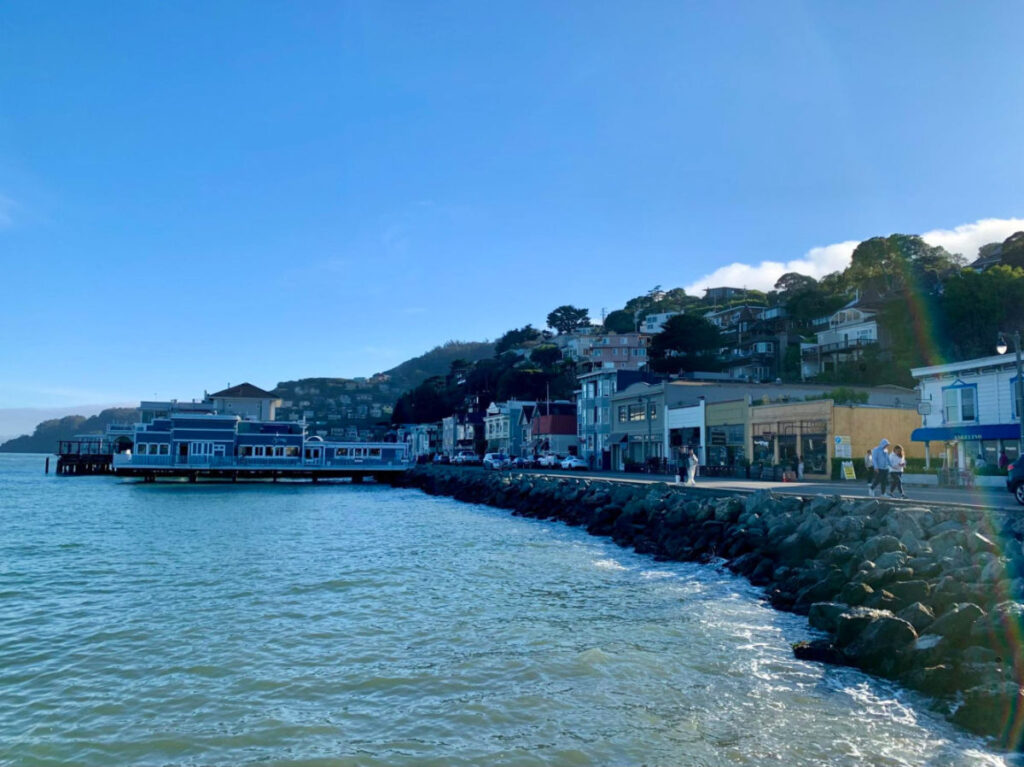 Scenic view of Sausalito bay
