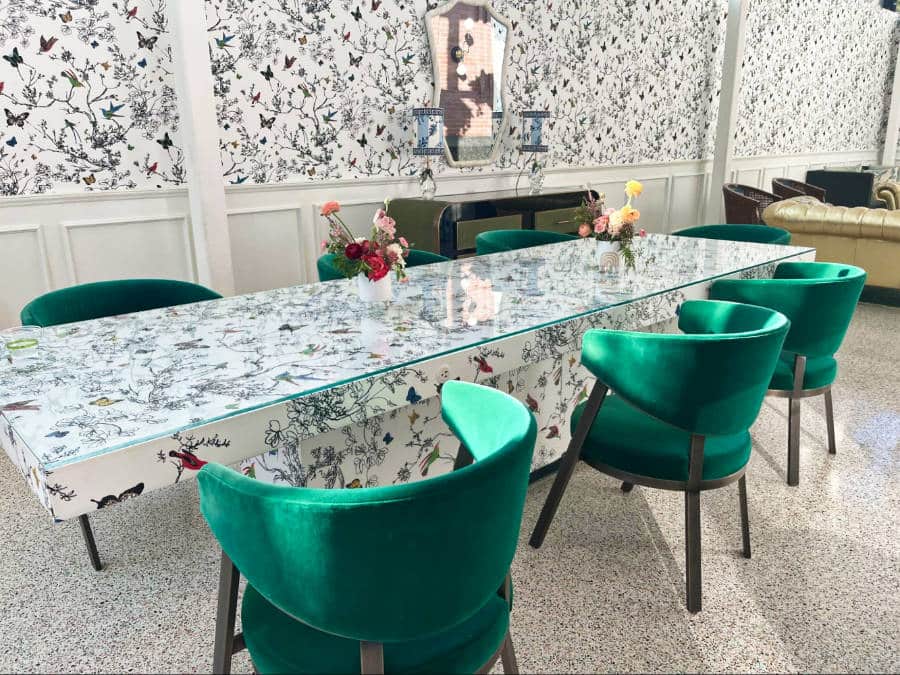 Elegant seating area of Poindexter Coffee