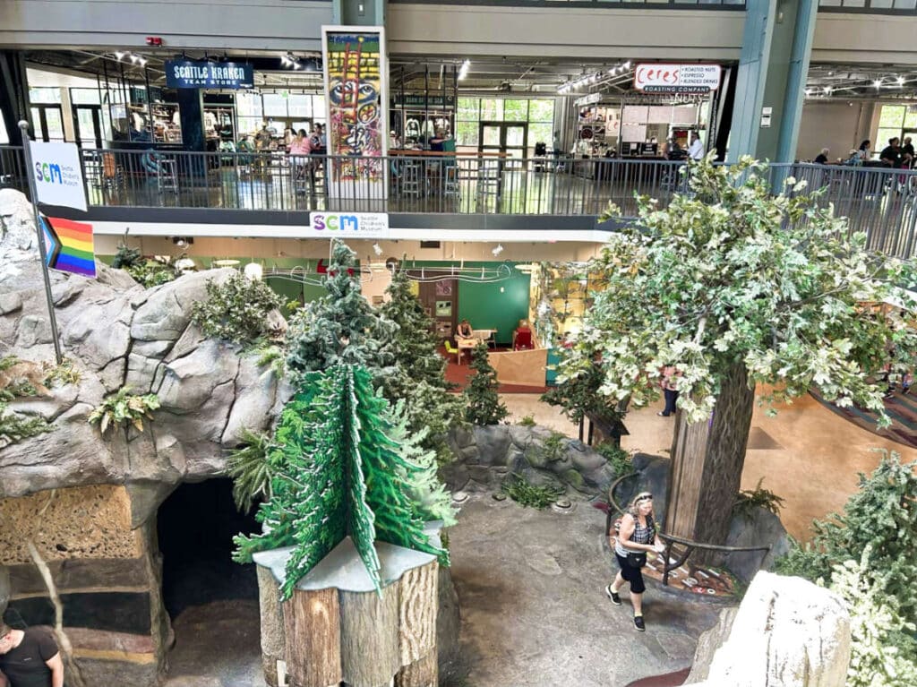 View of the Settle Children’s Museum from the Armory