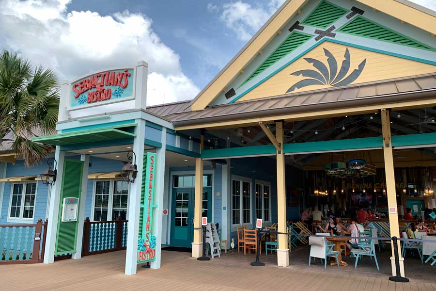 The Sebastian's Bistro from the outside