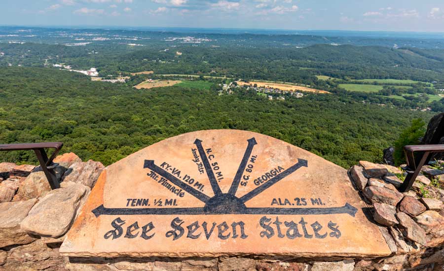Overlooking view from the See Seven States