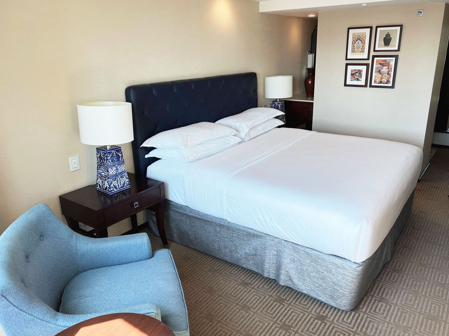 View of the bed in Sheraton Isabel