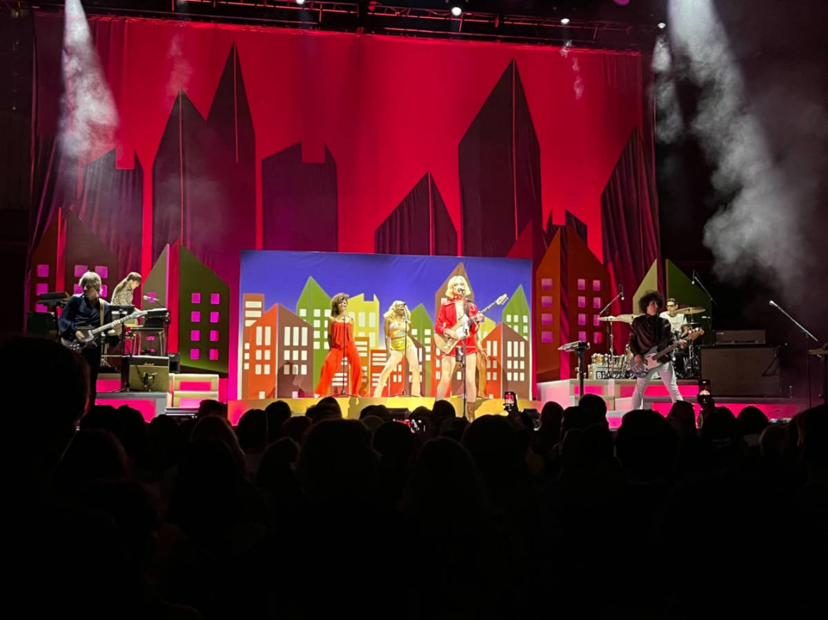 The crowd watching a show on the stage at Ascend Amphitheater
