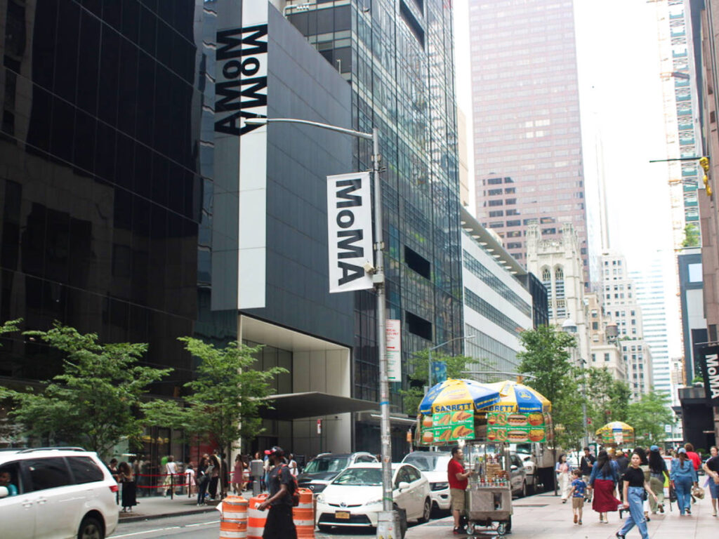Exterior view of the Museum of Modern Art