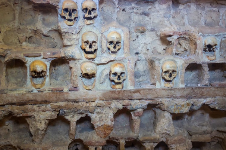 View of the Skull Tower in Nis