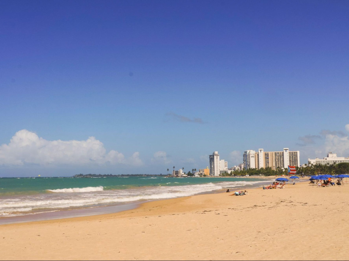 The Isla Verde skyline views from the Alambique Beach