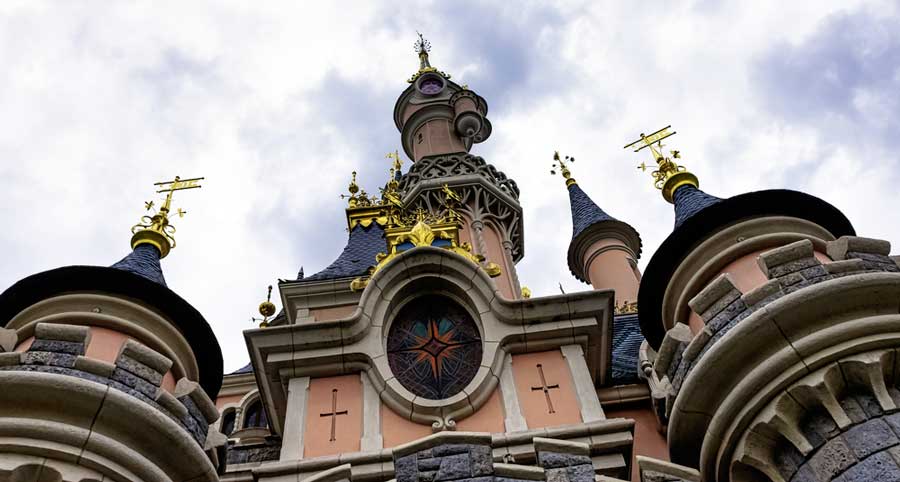 The Sleeping Beauty’s castle in Disneyland