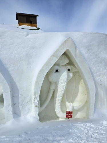 One of the attractions at Keystone Snow Fort